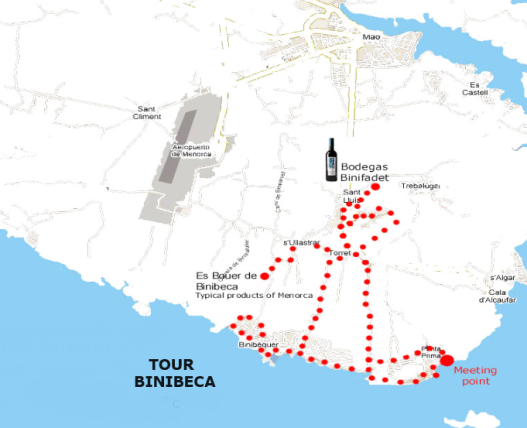 mapa binibeca